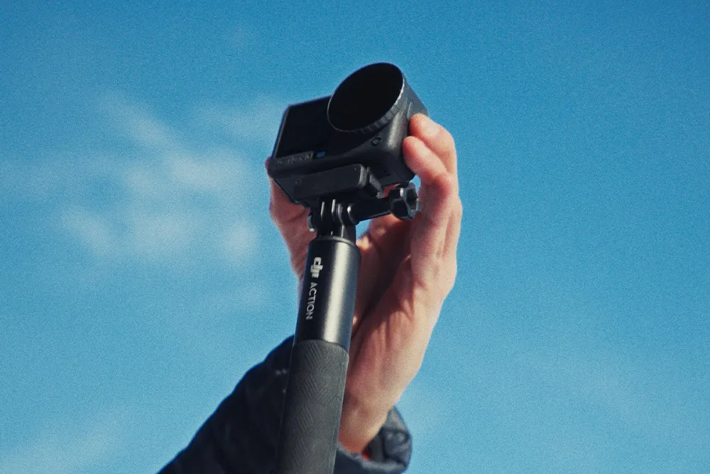 Aerial view captured with DJI drone over landscape